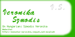 veronika szmodis business card